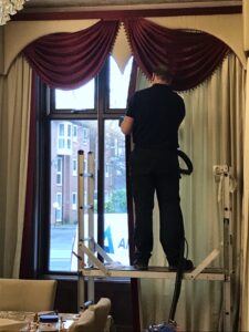 Domestic curtain cleaning