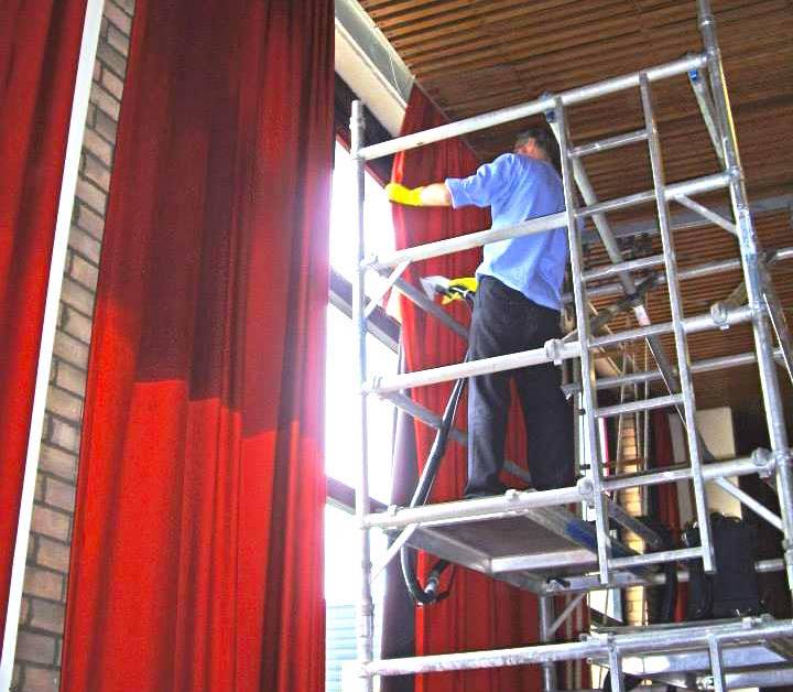 School curtain cleaning